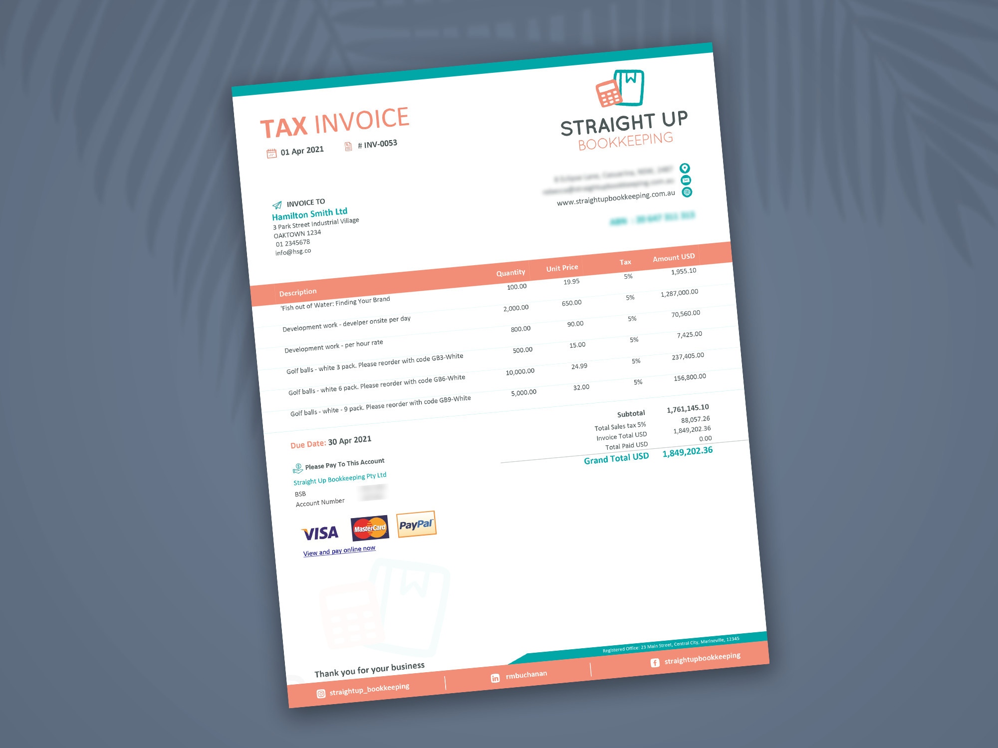 Xero Invoice Template branding branding invoice design branding letterhead custom xero template invoice invoice template letterhead design modern invoice design modern letterhead stationery design xero xero custom docx xero custom invoice xero custom template xero custom templates xero invoice letterhead xero invoice template xero template branding xero template design xero word template