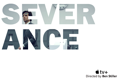 A poster designed for Severance. adobe photoshop apple tv graphic design photoshop poster design severance