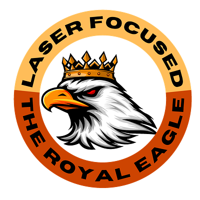 ROYAL_EAGLE_LASER_FOCUSED coreldraw design graphic design illustrator logo logo design photoshop professional