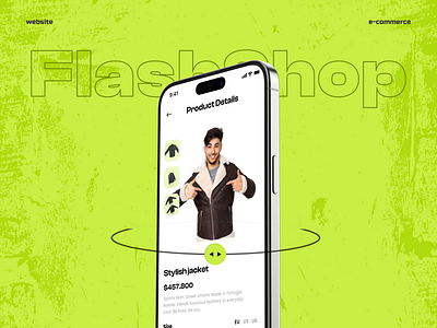 FlashShop - eCommerce Mobile App app design branding design figma graphic design home page illustration landing page mobile app mobile app design mobile application ui ui design uiux user experience user interface