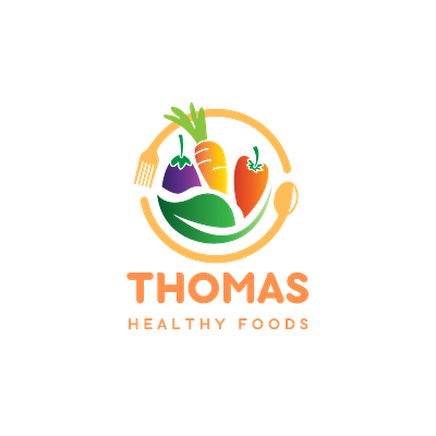 HEALTHY_FOODS branding coreldraw design graphic design illustration illustrator logo logo design photoshop professional