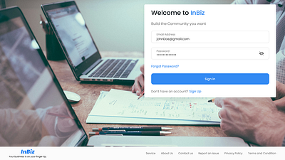 Sign In and Sign Up web design design figma ui user experience ux web design