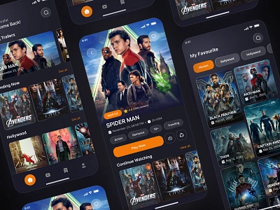 Movie Streaming App cinema app disney hbo imdb ios minimalist mobile app movie app movies netflix online streaming stream stream app streaming app streaming services ui ux video platform video stream video streaming app