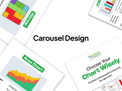 Carousel Design - Choose Your Chart Wisely abdullah al fahim carousel design charts figma illustration ui