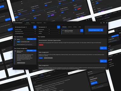 Digital School | Comprehensive Dashboard for education app design ui ux web