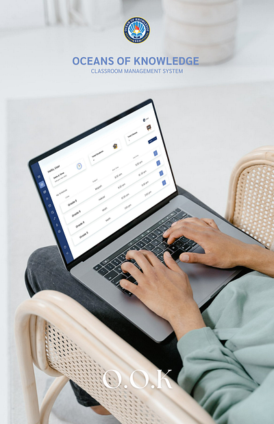 O.O.K. - Oceans of Knowledge Classroom Management System figma prototype ui user interface web app web app prototype