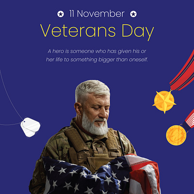 Veterans Day branding design graphic design holiday post