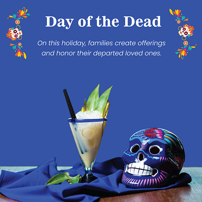 Day of the Dead branding graphic design holiday post social media vector