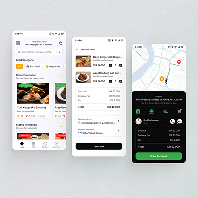 Food Delivery - Mobile App design food food delivery landingpage mobile app mobile app design mobile design mobile ui ui uidesign webdesign