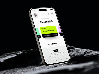 Finance Mobile App app bank app banking design finance finance app minimal minimalist mobile money payment transaction transfer ui ux wallet