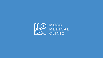 MOSS Medical Clinic Logo branding graphic design logo logo design