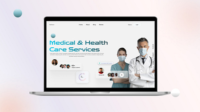 Healthcare Landing page healt health health care healthcare herosection hospital landing management medical medical checkup product design treatment plan ui uiux