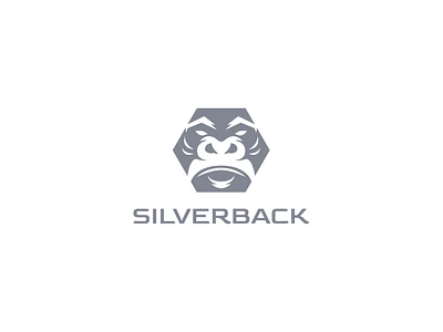 SILVERBACK LOGO DESIGN branding gorilla graphic design logo logo design monkey