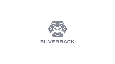 SILVERBACK LOGO DESIGN branding gorilla graphic design logo logo design monkey