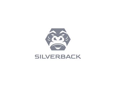 SILVERBACK LOGO DESIGN branding gorilla graphic design logo logo design monkey