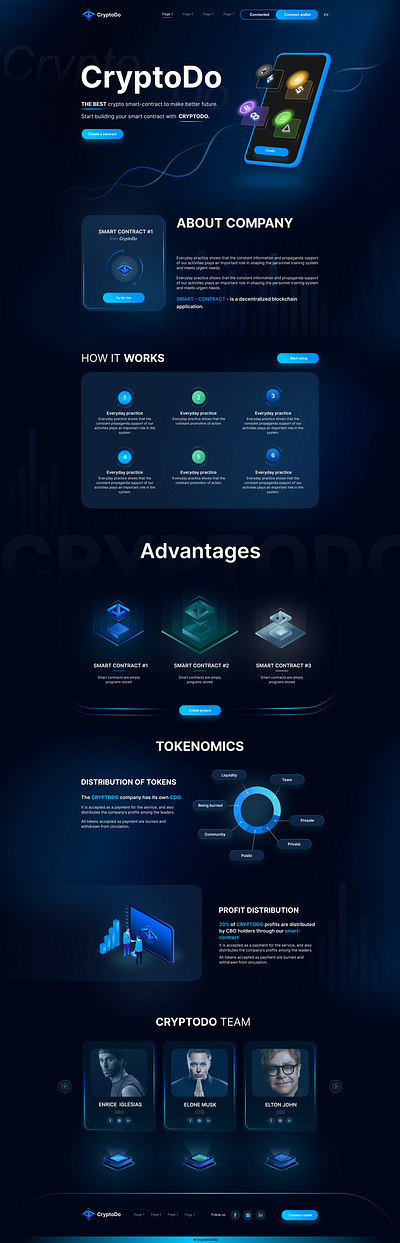 Crypto Wallet Web App bitcoin buy crypto design development figma landing page payment sell trade trading ui uiux ux wallet