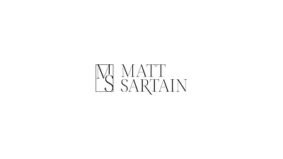 Matt Sartain Logo branding graphic design logo logo design