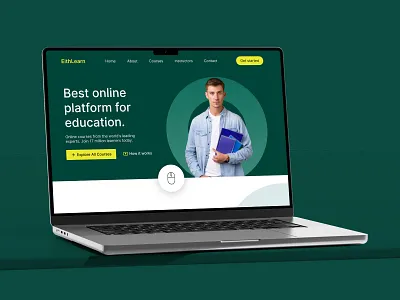 Eithlearn Education Landing Page Design! app branding edtech web design education landing page design education website design ios app designer landing page design mobile app designer motion graphics product designer ui ui designer ui landing page ui ux designer ux designer web designer website design