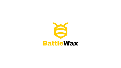 Battle Wax Logo Design bee logo branding graphic design logo