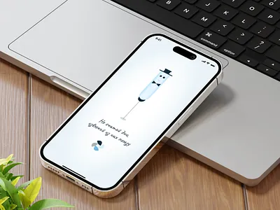 3D-characters for a medication reminder app MENDI app design character mendi pills ui