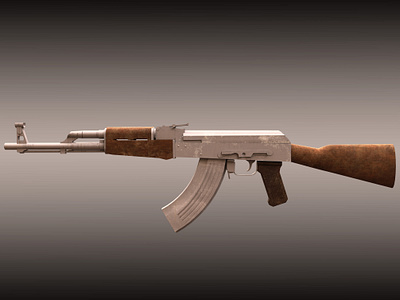 AK47 Model Make [training] 3d ak47 arnold graphic design gun maya model substance painter