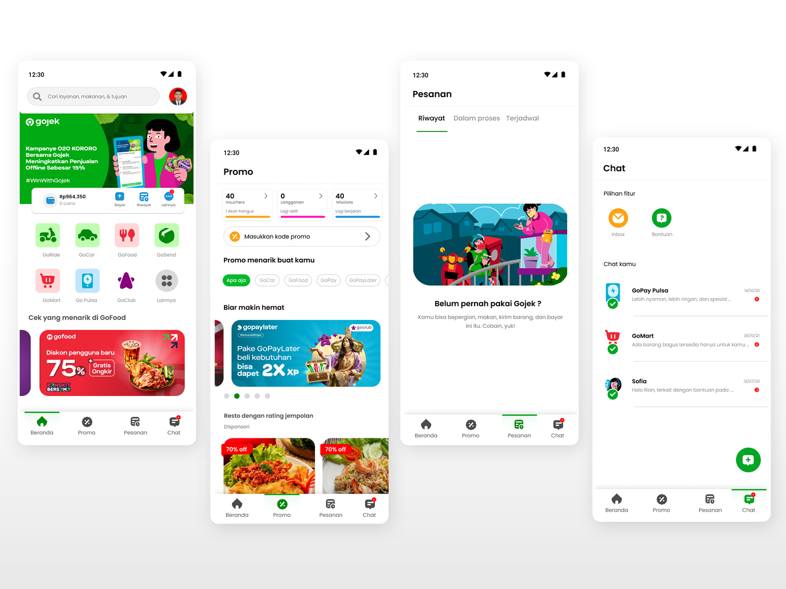 UI Gojek Inspiration ui