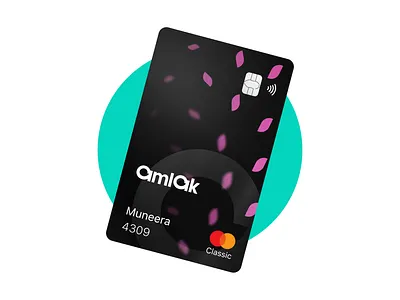 Amlak Credit Card 3d admin animation app branding credit card dashboard design graphic design graphics illustration illustrator iphone logo motion graphics photoshop sketch typography ui ux