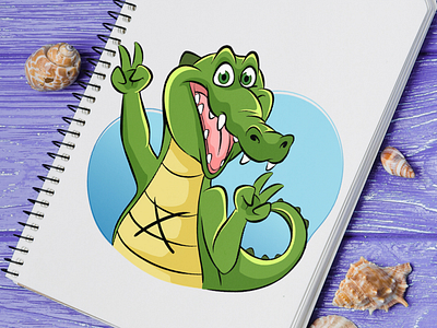 Cartoon Mascot Animal | Cartoon Mascot Alligator abrang branding cartoon alligator cartoon character cartoon funny alligator cartoon funny mascot alligator cartoon illustration alligator cartoon illustration animal cartoon mascot cartoon mascot alligator cartoon mascot animal cartooning design design character etsy fiverr graphic design illustration illustration alligator illustration animal design