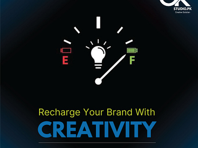 Recharge your Brand whit Dkstudio.pk 3d animation app branding design graphic design illustration logo typography ui ux vector