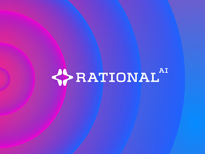 Rational Ai - Ai Startup agency ai logo brand brand identity branding business clean design gradient graphic design iconic logofolio logomark minimal r logo startup studio symbol timeless visuals