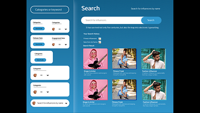 Search page design