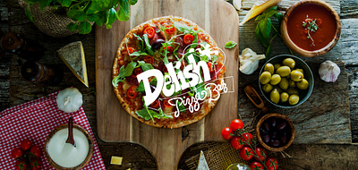 Delish Pizza | Social Media Posts delish pizza design graphic design pizza posts restaurant social media posts