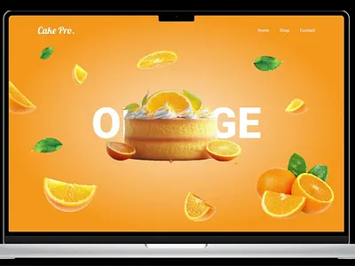 3D Carousel Slider- Cake Pro. 3d animation branding interactive interactive design motion graphics ui ui design