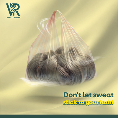 A creative bag social media design for hijab hair issues. ads advertising bag concept creative creative ads creative social media agency creative social media company creativity dust graphic design hair hair care routine hijab concept hijab idea hijab issues inspiration inspirational social media designs sweat