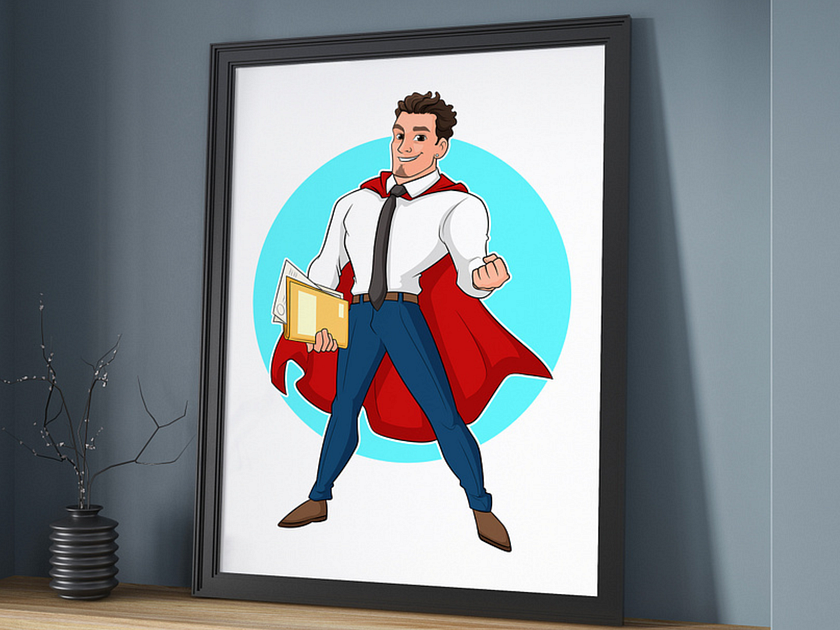 Cartoon Male Superhero designs, themes, templates and downloadable ...