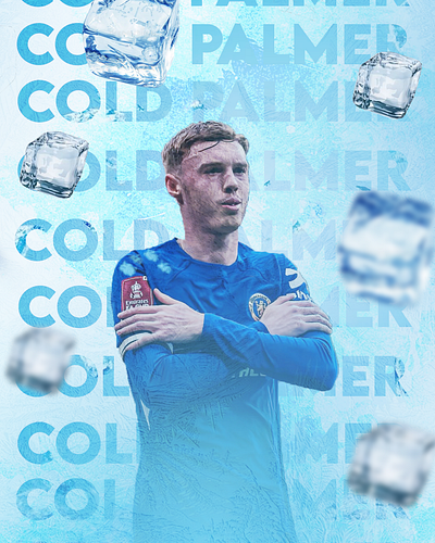 Cold Palmer chelsea cold coldpalmer colepalmer design england football graphic design poster soccer