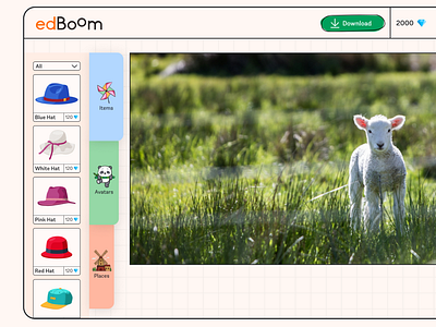 Creative Game Platform ai design game illustration ui