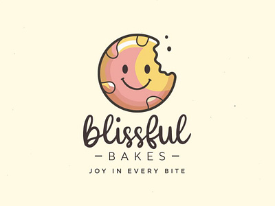 Logo Animation for Blissful Bakes. 2d animation aftereffects animatedlogo animation bakery logo branding design graphic design illustration logo ui vector