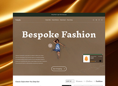 Vstyle Ecommerce Web Design app design branding design design inspiration ecommerce graphic design illustration nice designs ui ui desgn uiux design web design