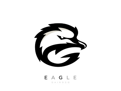 Creative Eagle Logo Design: Modern E & G Combination animal logo design branding dainogo logo logo design logo for sale purchase logo