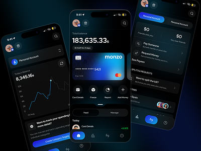 Credit Card Mobile App & UI UX Design app credit card mobile app credit card wellet mobiile app finance mobile app financial fintech invest investment mobile app saas mobile app uiux