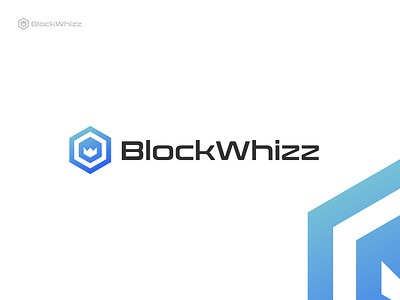 BlockWhizz- Logo, Creative, Blockchain, Crypto, Web3 blockwhizz branding cretive crypto design icon identity logo logo design logo mark modern logo typography web3 web3 logo