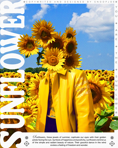 🌻SUNFLOWER🌻 graphic design photoshop poster posterdesign