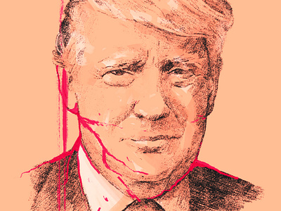 Iconic arunas kacinskas history icon iconic illustration illustrator legend portrait portrait illustration shot trump