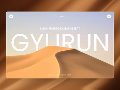 Gyurun - Travel Landing Page book booking clean destination landing landing page travel travel web travel website traveling ui ui design web web design website