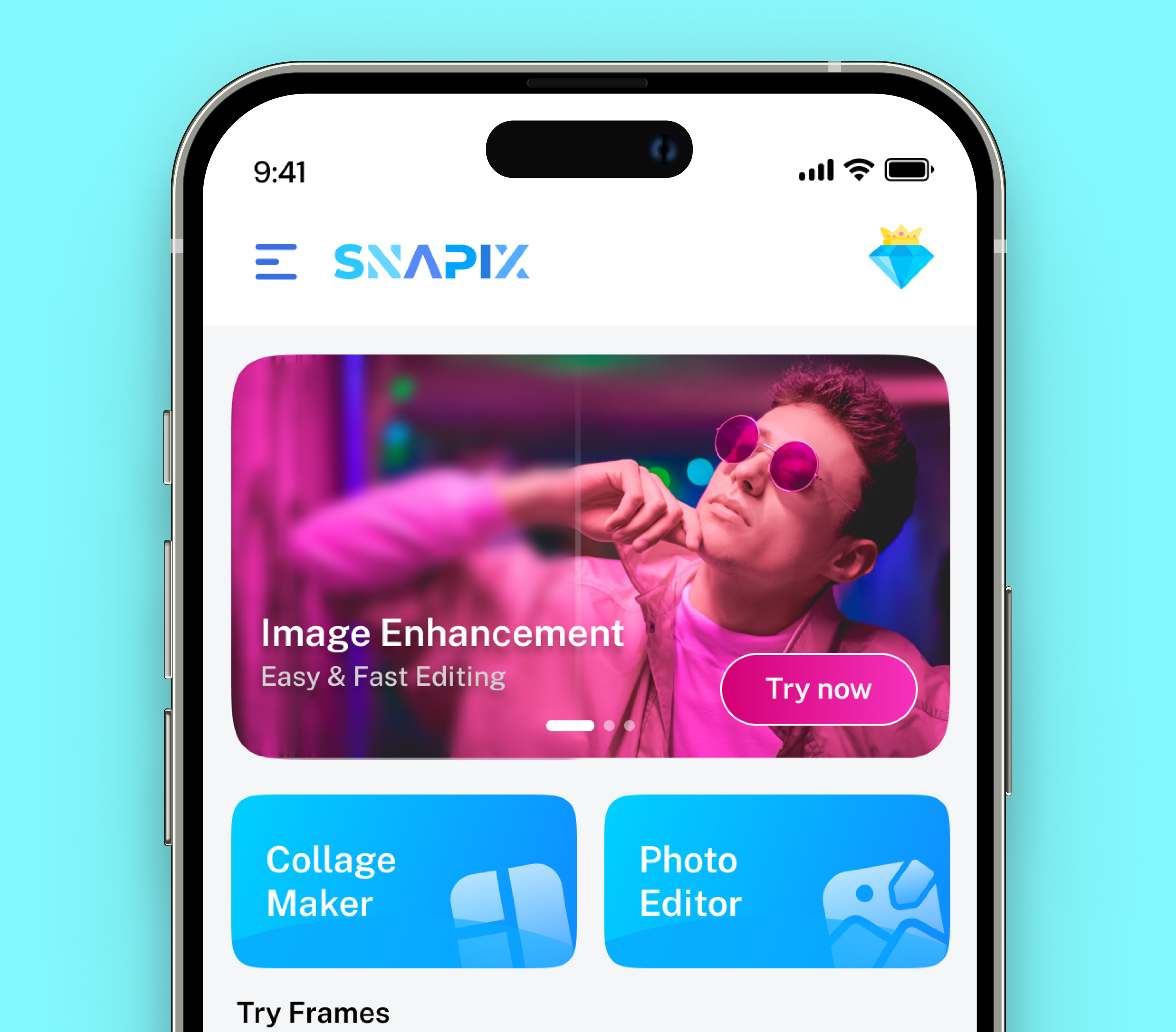 Photo Editor App Design Concept animation mobile app design mobile design photo editor sleek design ui user design user experience user interface