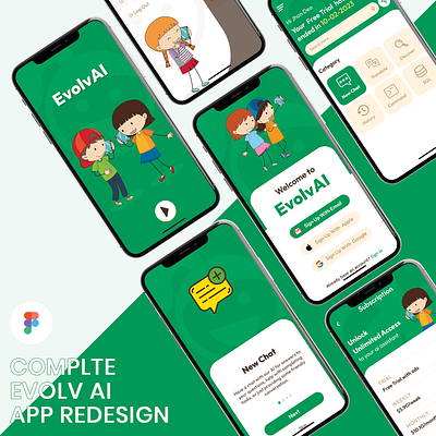 AI Mobile App Ui Design graphic design ui