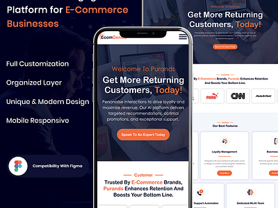 Ai Based E-Commerce Businesses graphic design ui