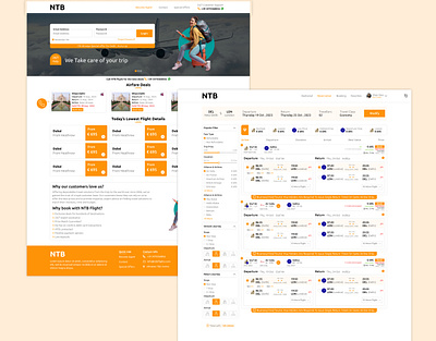 Flight Booking Website branding graphic design logo ui
