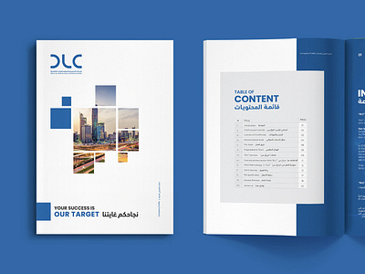 Legal Services Portfolio Book - DLC annualreport arabic graphic design indesign portfolio print services